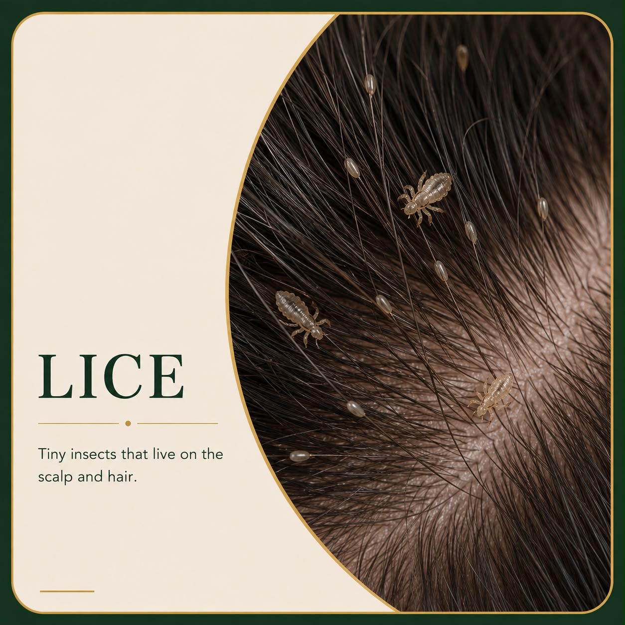 Head lice scalp infestation condition — Skin Ethos Clinic